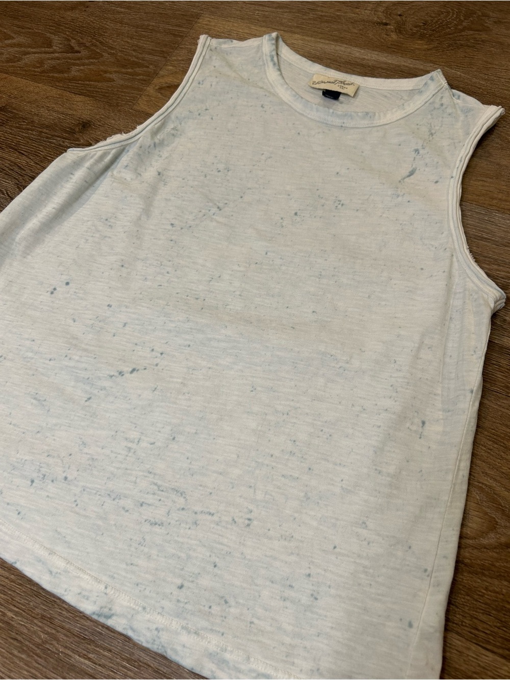 Universal Thread Light Blue Speckled Tank Top - Picture 2 of 4